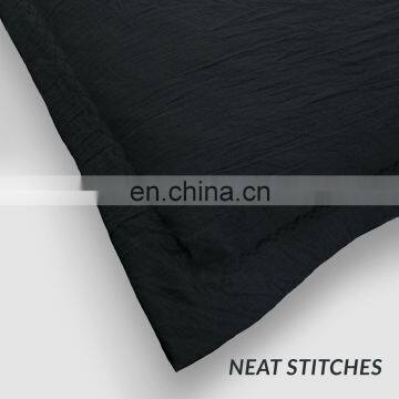 2020 China Made Black Water Wash Microfiber Full Queen Size Bedding Set Duvet Cover photo-5