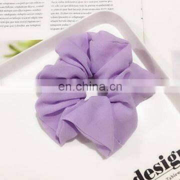 Classical Design Women Hair Accesorios Pelo Female Hair Tie Scrunchie Ponytail Hair Holder Rope Chiffon Headwear photo-6