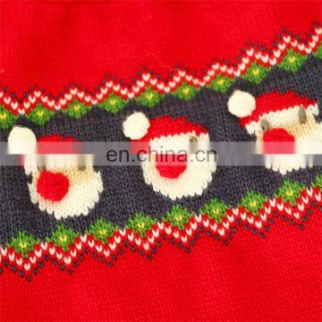 Santa Claus Red Christmas Dog Knitted Sweater Clothes photo-4