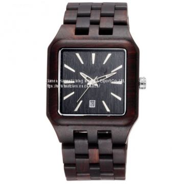 Wholesale Wood Watch Wooden Wristwatch Quartz Men's Wrist Watch Gift Wewood Watches