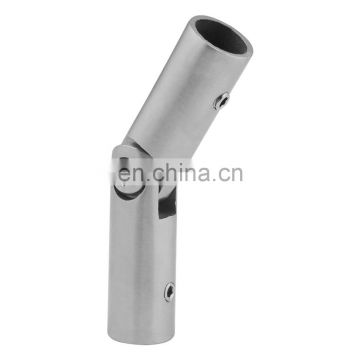 Stainless steel crossbar holder Bar elbow connector for railing