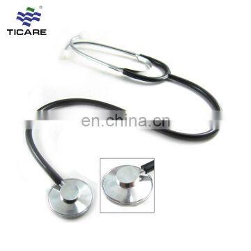 Factory Provide Fashional Professional Single Head All Black With Plastic Ring Stethoscope photo-3