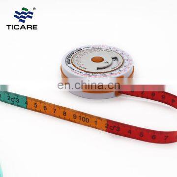 1.5M Length Colour Tape Aluminum BMI measure tape