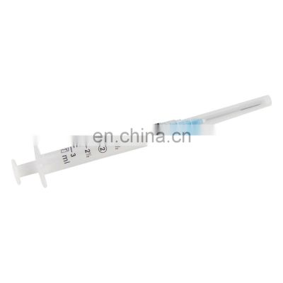 Medical grade 3ml luer lock syringe hypodermic syringe 3ml syringe for vaccines