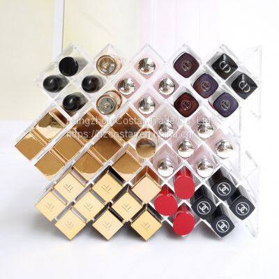 Fish Shape Clear Lipstick Organizer Tower, Lip Gloss Storage Holder Stand for 16 Lip Sticks, Perfect for Makeup Cosmetic Vanity and Dresser Display photo-2