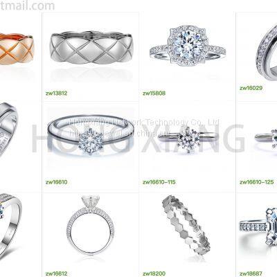 Brand Jewelry Style Fashion S925 Diamond Ring Set photo-3