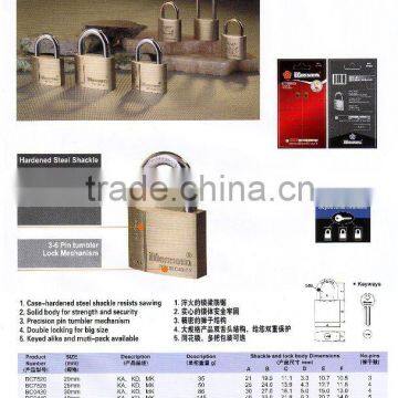 brass padlock