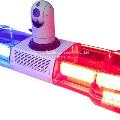 police lightbar with camera monitor