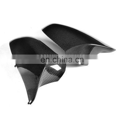 Dry carbon replacement mirror cover for BMW M3 M4 f80 f82 f83 14-18 side caps LHD only