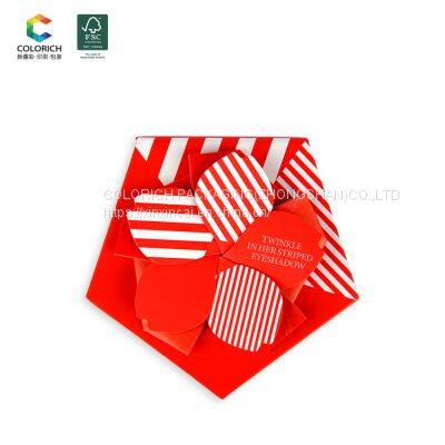 Chrome Eyeshadow Palette Custom Logo Empty Magnetic Eyeshadow Folding Packaging Case Wholesale Private Label Eyeshadow Palette photo-4