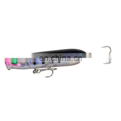 Topwater Popper Lures 12g 8cm Lifelike Hard Bait Propeller Fishing Lures for Sea Fishing Freshwater Fishing photo-4