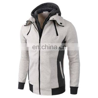 2021 New Design Cotton Blend Jacket Cottoncotton Zipper Windproof Full Sleeve Long Coat Men photo-3