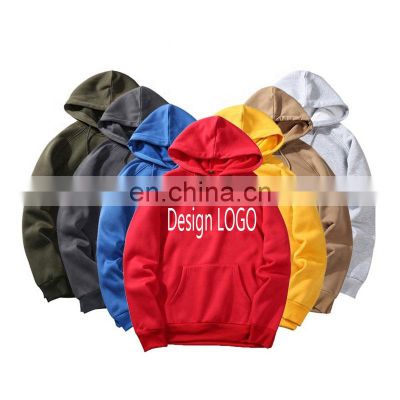 Custom LOGO Men's and women's Universal hoodie plus size 100%cotton  long-sleeved hooded sweater casual sports clothes