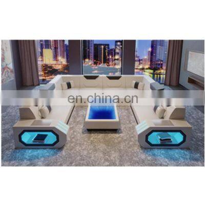 American Multi-functional living room leather sofas Sectional Sofa