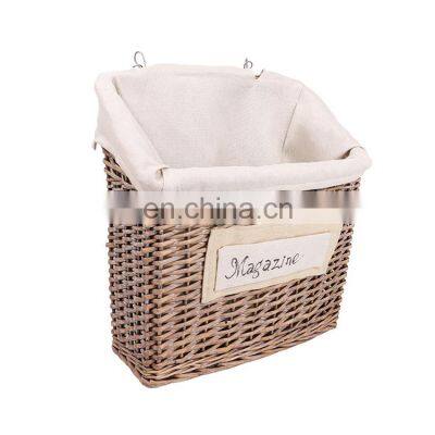 K&B Convenient Small Hanging Storage Basket Multifunction Hanging Rattan Basket photo-2