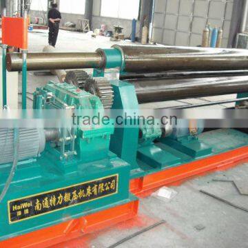 mechanical 3-roller plate rolling machine,small mechanical plate bending machine