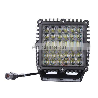 LED6360 spotBlack aluminum housing IP68 dc10-30v 9inch 360w square led driving light for Sport Utility 4WD 4X4 Mining Marine Car