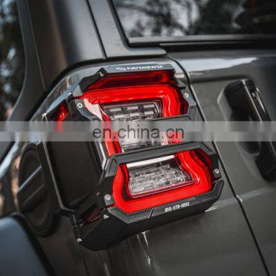 Black Aluminum Taillight Cover for Jeep Wrangler JL 2018+ 4x4 Accessories Maiker Offroad Light Cover