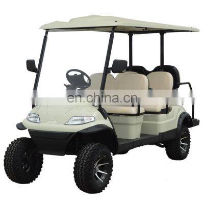 Huanxin A627.4+2G Hot 6 Seat Lifted Electric Hunting Golf Cart Buggy for sale