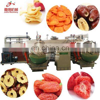 Intelligent Fruit and Vegetable Crisp Chips Vacuum Drying Machine