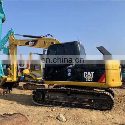 second hand cat 312d excavator , nice working condition cat digger 312 , cat digging machine 312