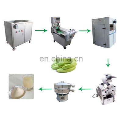 Green Banana Slicing Machine Plaintain Chips Banana Flour Extract Machine