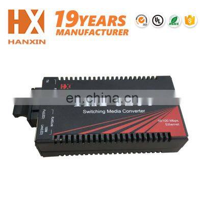 Hanxin 19 Years Manufactory Supply 4 8 16 Port Fiber Optic Media Converter photo-5