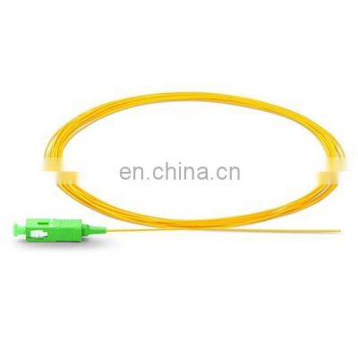 Simplex SC APC 9125 Single Mode Fiber Optic Pigtail - 0.9mm PVC Jacket