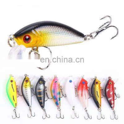 Minnow Fishing Lure 50mm4.2g Hard Bait Wobbler Crank bait Carp Striped bass Fishing tackle Bait