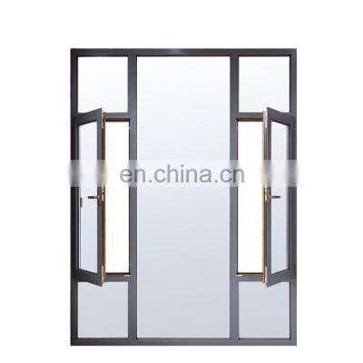 JYD Aluminum Profile Security Burglar Proof Window High Quality New Design Aluminium Casement Window