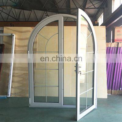 French Round Top Aluminum Exterior Casement Door