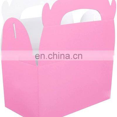 OEM China Supplier Custom Fun Party Play Fancy Box Gift Corrugated Cardboard Packing Pink Birthday Party Gift Food Package Box photo-5