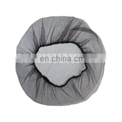 Customized Disposable Lightweight Protective caps Nylon Round headcover Mesh Hair Net HoneyComb Cap