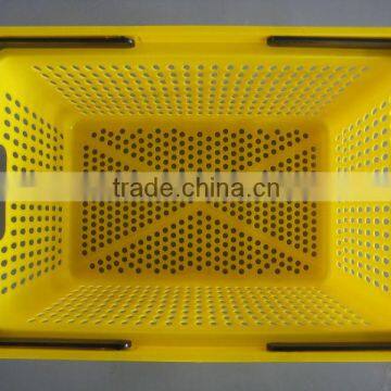 WEIHONG plastic supermarket basket on sale