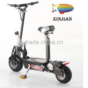 Popular two wheels electric scooter with 350-500W highpower motor and 24V/36V lithium battery