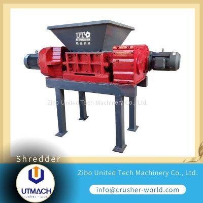 plastic double shaft shredder machine