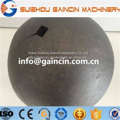 dia.40mm, 35mm grinding media steel balls, forged steel mill balls for metal ores