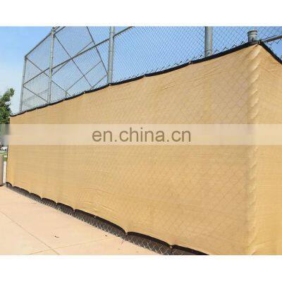 6ftx50ft beige privacy fence mesh with reinforced grommet