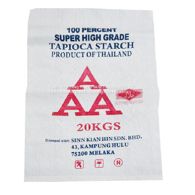 Printed Transparent Polypropylene Woven Plastic Bags 25kg 15kg Rice Empty Packaging photo-2