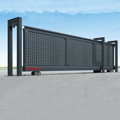 Intelligent Segment Sliding Door Segmented Sliding Door Remote Control Electric Retractable Door photo-3