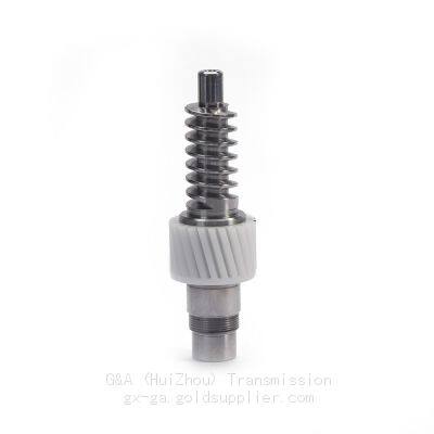Worm Gear + POM Bevel Gear Assembly for Automotive Electric Pedal Worm Gear photo-2