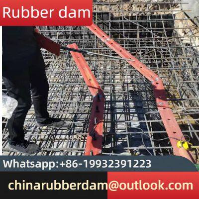 Water filled rubber dam emergency supplies, buoyancy type retaining dam production customization, quality assurance