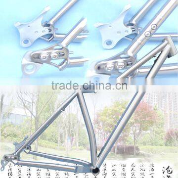 Top selling Gr9 Titanium 29" plus Mountain Bike/ 650B plus fat bike frame with 157/148 thru-axle