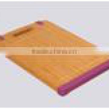 Luxury Bamboo cutting board set antibiotic colorful bamboo blocks