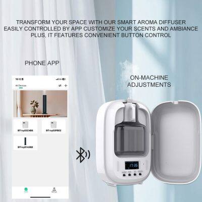 Lightweight 150ml Portable Essential Oil Diffuser Waterless Fragrance Electric Machine Scents Aroma Sprayer photo-3