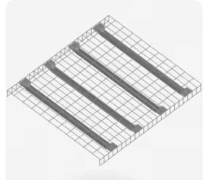 OEM ODM Heavy Duty Pallet Wire Mesh Deck Storage Rack photo-5