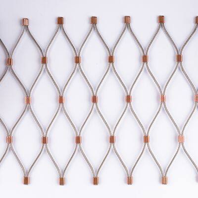 Custom Bird Aviary Enclosure 316 Stainless Steel Wire Rope Mesh Woven Zoo Mesh photo-3