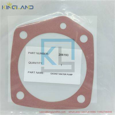 High Quality Engine Parts K38 QSK38 Water Pump Gasket 206193 Suitable for CUMMINS