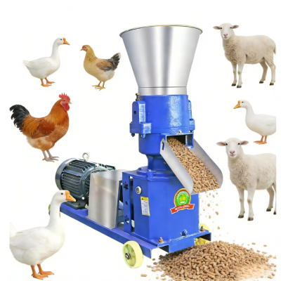 Chicken Cattle Dog Pig Chicken Duck Goose Animal Feed Pellet Machine