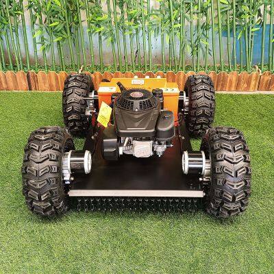 Vigorun Tech Green Petrol-Powered Industrial Grade 4-Stroke Self Propelled 4WD Robotic Lawn Mower With Tubeless Tires photo-4
